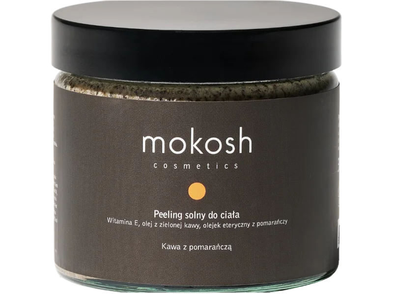 Mokosh peeling solny do ciała kawa z pomarańczą