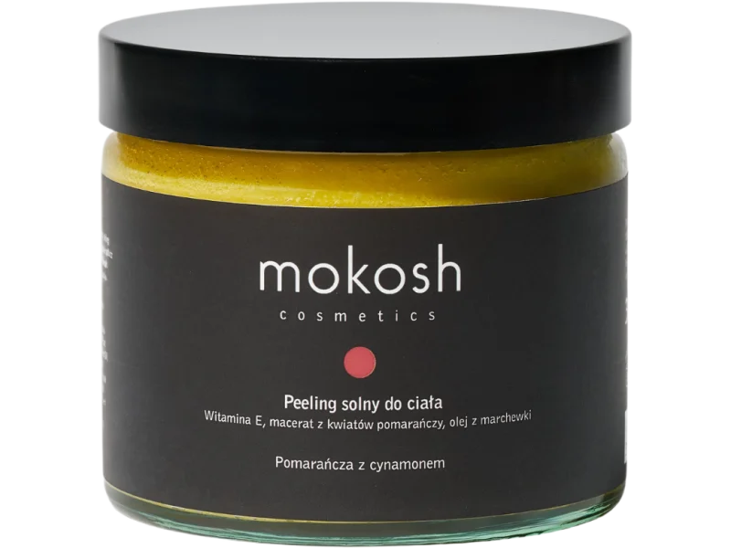 Mokosh peeling solny do ciała pomarańcza z cynamonem