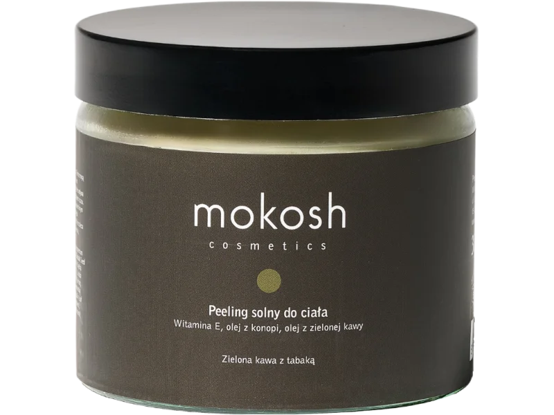 Mokosh peeling solny do ciała zielona kawa z tabaką