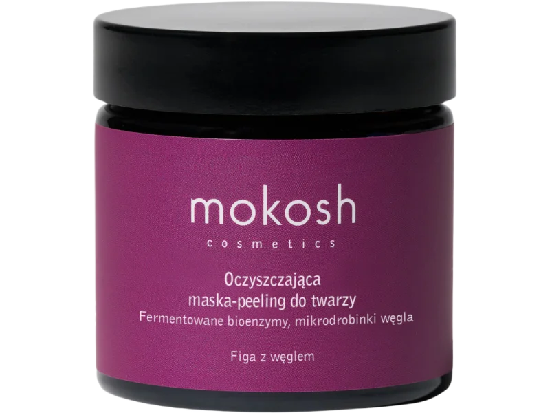 MOKOSH Wygładzająco-oczyszczająca figa z węglem, maska