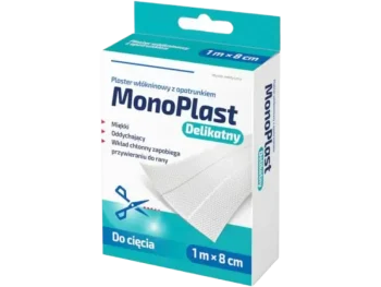 Zdjęcie produktu MonoPlast delikatny z opatrunkiem włókninowy do cięcia, plaster