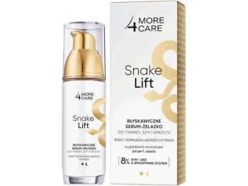More4Care Snake Lift błyskawiczne serum-żelazko do twarzy, szyi i dekoltu