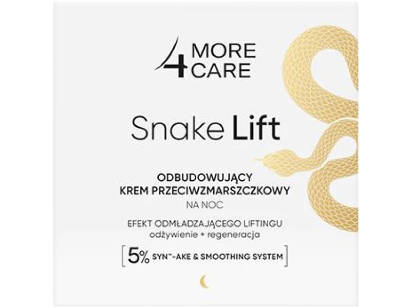 More4Care Snake Lift odbudowujący przeciwzmarszczkowy, krem