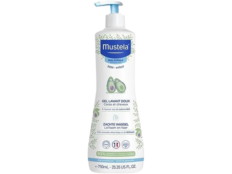 Mustela Bebe Enfant, delikatny żel do mycia ciała i włosów