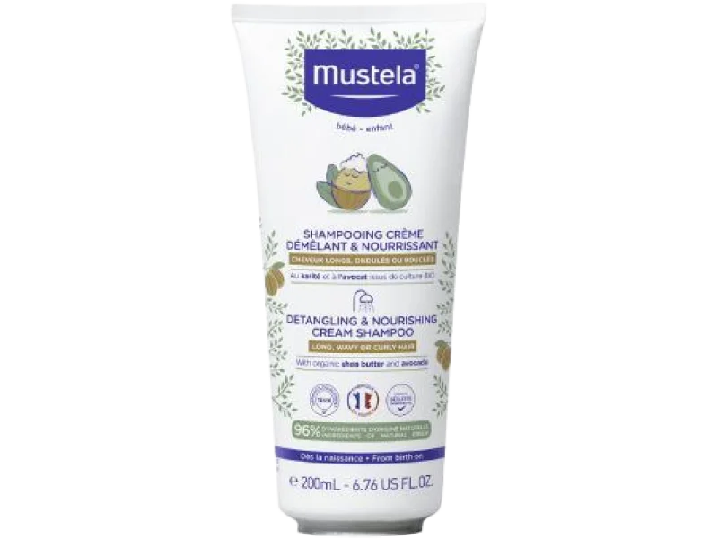 Mustela bebe enfant odżywczy ułatwiający rozczesywanie, szampon