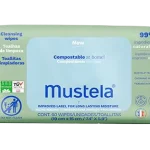 Mustela chusteczki oczyszczające kompostowalne