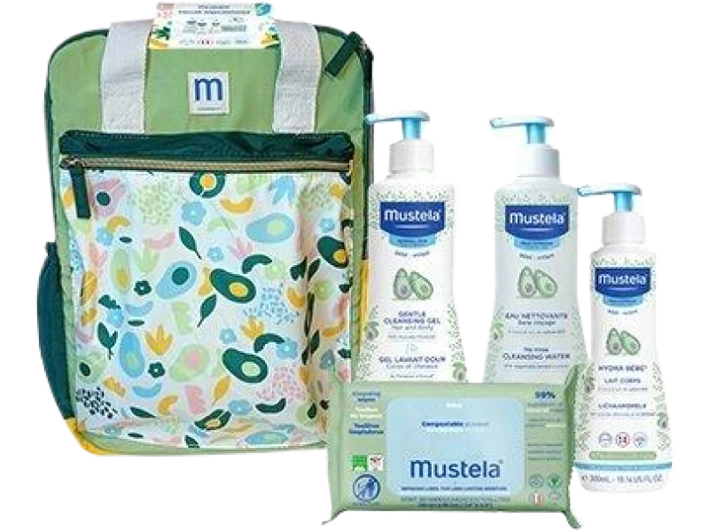 Mustela plecak wyprawkowy, zestaw