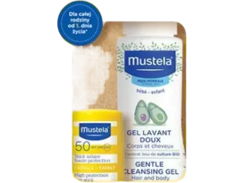 Zdjęcie produktu Mustela wakacyjna przygoda, zestaw 2025, żel + sztyft