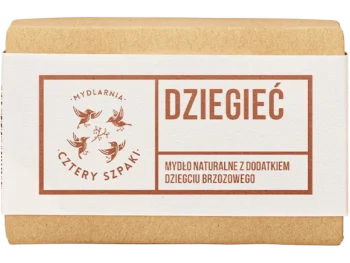 Zdjęcie produktu Mydlarnia Cztery Szpaki, Dziegieć, naturalne z dodatkiem dziegciu brzozowego, mydło