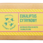 Mydlarnia Cztery Szpaki eukaliptus cytrynowy z glinką zieloną, mydło