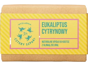 Zdjęcie produktu Mydlarnia Cztery Szpaki eukaliptus cytrynowy z glinką zieloną, mydło