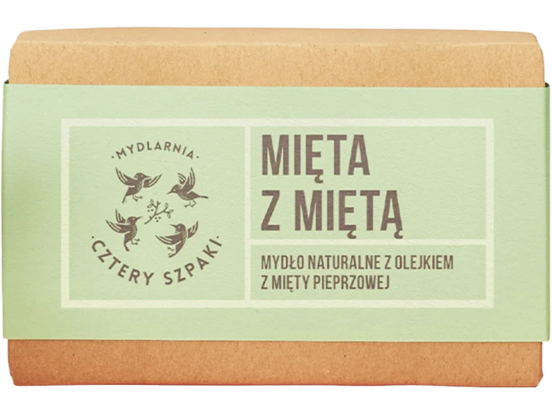 Mydlarnia Cztery Szpaki Mięta z miętą, mydło