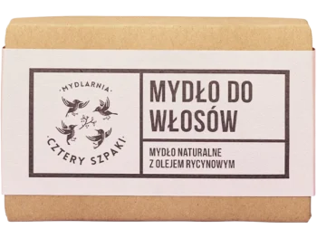 Zdjęcie produktu Mydlarnia Cztery Szpaki, mydło do włosów z olejem rycynowym