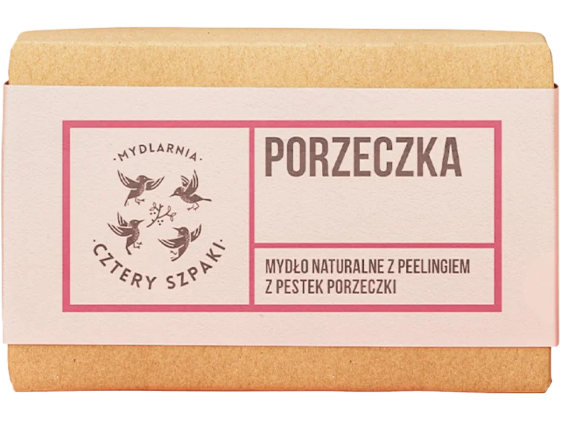 Mydlarnia Cztery Szpaki peelingujące porzeczka, mydło