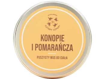 Zdjęcie produktu Mydlarnia Cztery Szpaki Puszysty mus do ciała konopie i pomarańcza