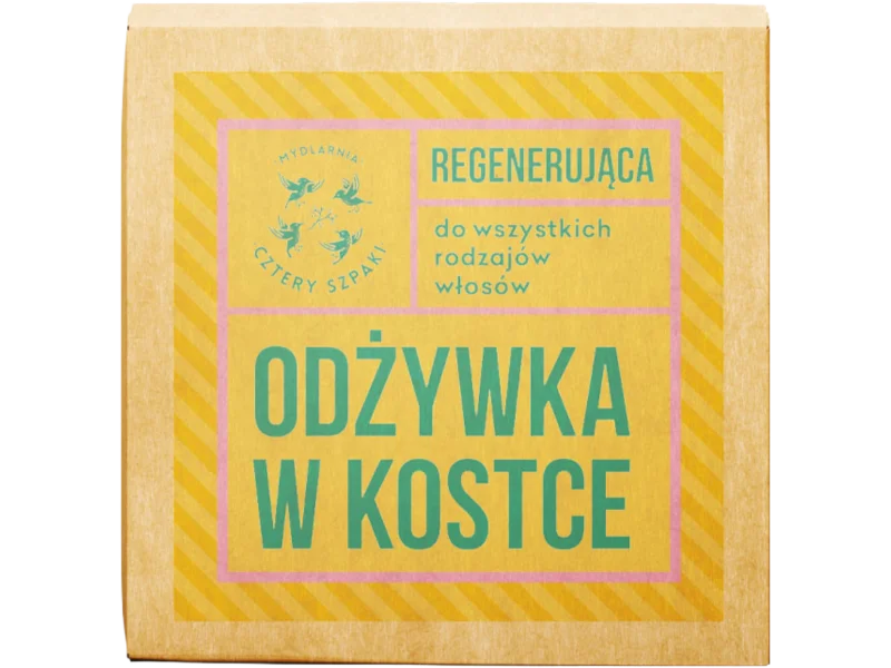 Mydlarnia Cztery Szpaki regenerująca odżywka w kostce eukaliptus cytrynowy