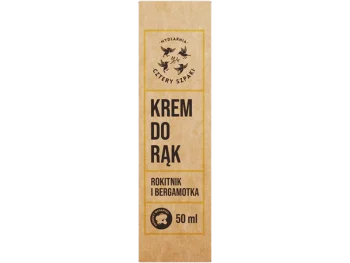 Mydlarnia Cztery Szpaki, rokitnik i bergamotka, krem