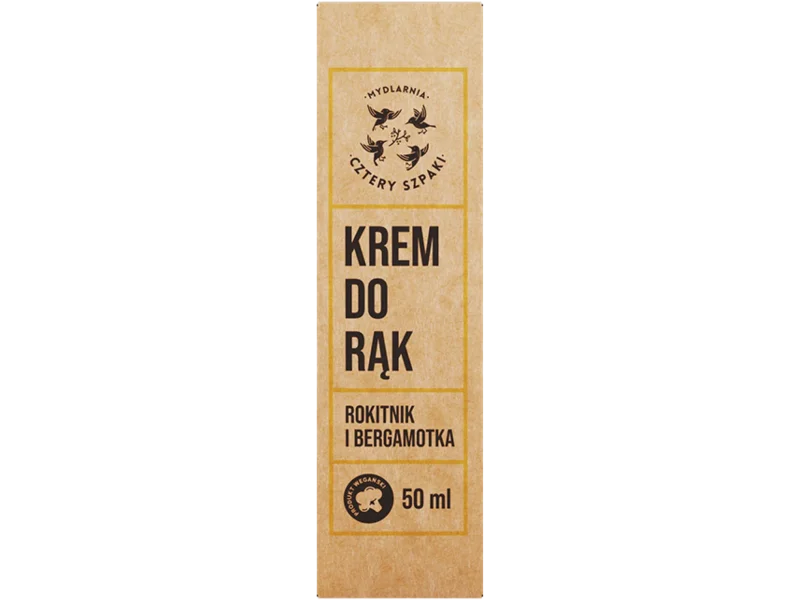 Mydlarnia Cztery Szpaki, rokitnik i bergamotka, krem