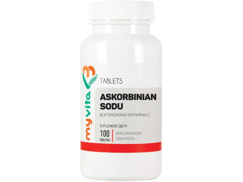 MyVita Askorbinian sodu, buforowana witamina C, tabletki