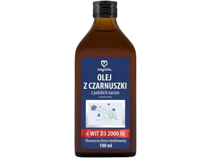 MyVita Olej z czarnuszki + witamina D3