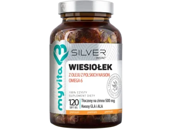 Zdjęcie produktu MyVita Silver 100% Olej z wiesiołka, kapsułki miękkie