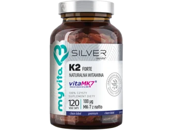 Zdjęcie produktu MyVita Silver Naturalna witamina K2 Forte, kapsułki, 100 µg