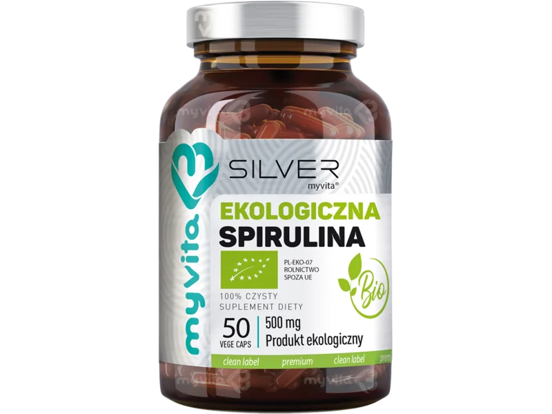 MyVita Silver Spirulina Bio, kapsułki twarde