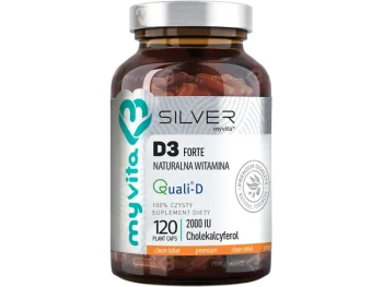 Zdjęcie produktu MyVita Silver witamina D3 Forte, kapsułki, 2000 j.m.