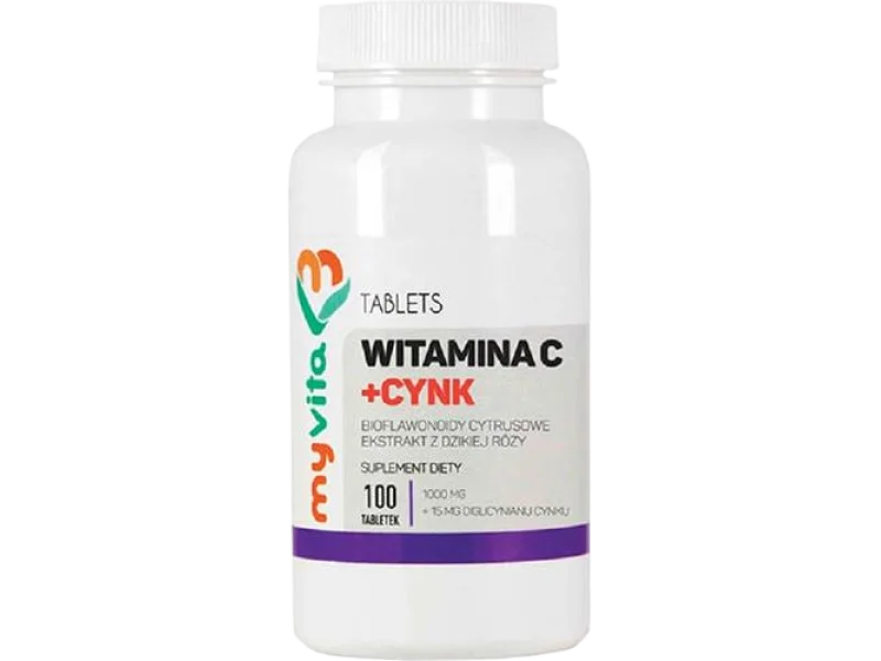 MyVita Witamina C + cynk, tabletki