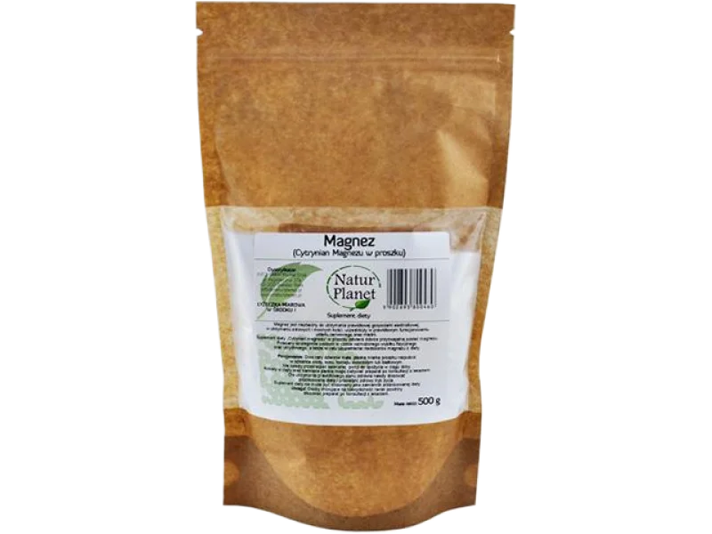 Natur Planet cytrynian magnezu, proszek
