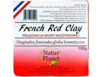 Zdjęcie produktu NATUR PLANET Oryginalna francuska glinka kosmetyczna, czerwona, proszek