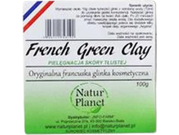 Zdjęcie produktu NATUR PLANET Oryginalna francuska glinka kosmetyczna, zielona, proszek