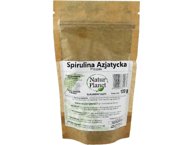 NATUR PLANET Spirulina azjatycka, proszek