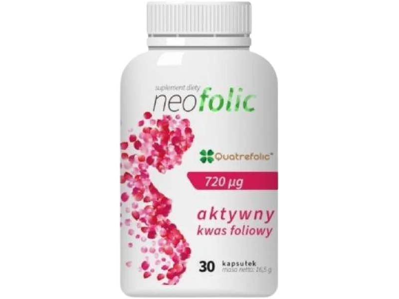 Neofolic Quatrefolic aktywny kwas foliowy, kapsułki