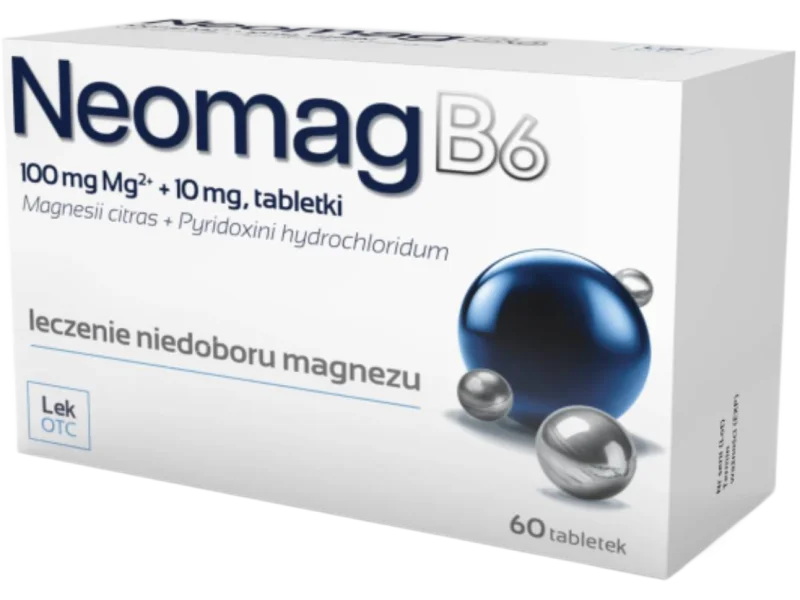 NeomagB6, tabletki, 100 mg + 10 mg