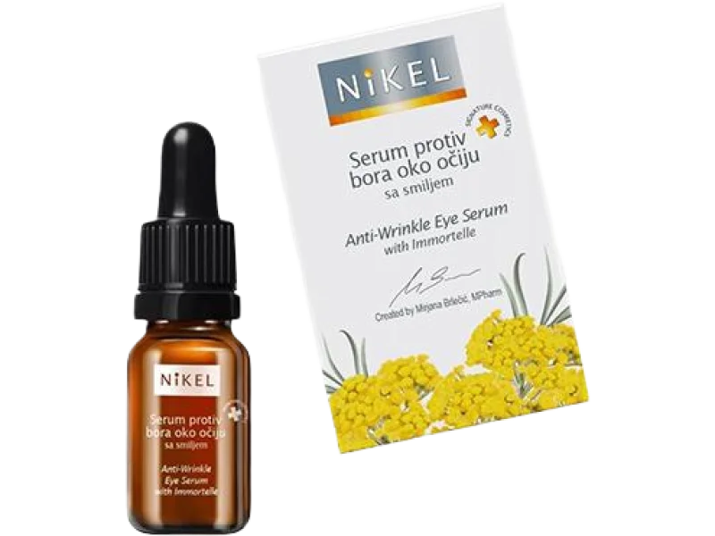 Nikel przeciwzmarszczkowe serum pod oczy z kwiatem Immortelle