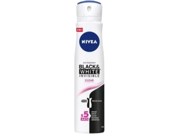 Nivea Black & White Invisible Clear antyperspirant damski, spray