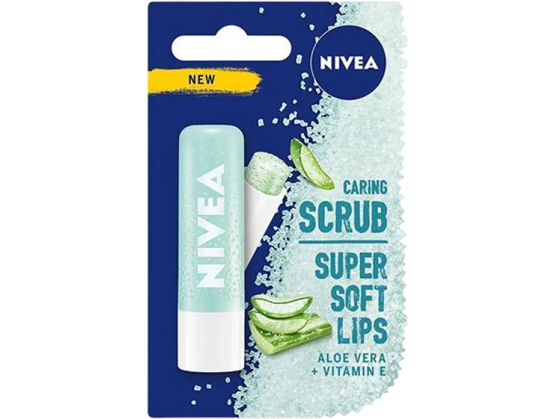 Nivea caring scrub aloe vera + vitamin E, peeling
