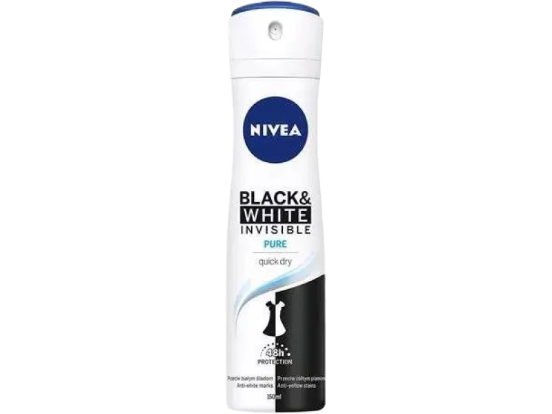 NIVEA DEO Invisible Pure Black & White antyperspirant, spray