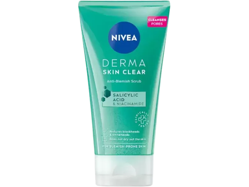 Nivea Derma Skin Clear peeling przeciw niedoskonałościom, żel