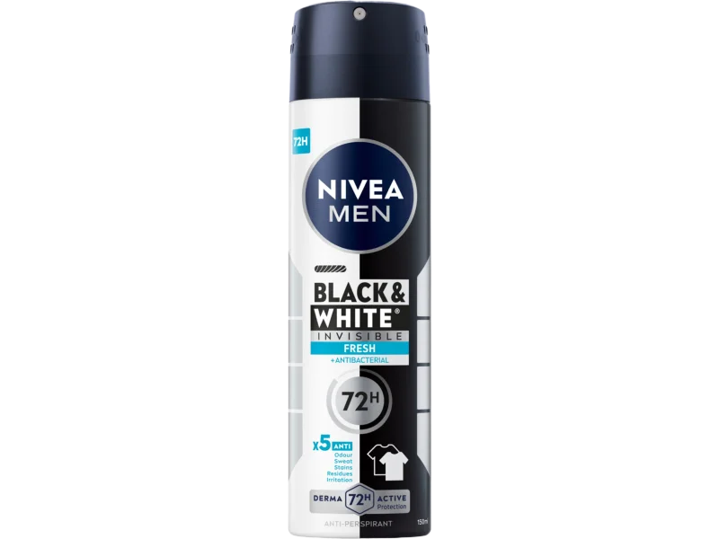 NIVEA MEN Black&White Invisible Fresh antyperspirant, spray