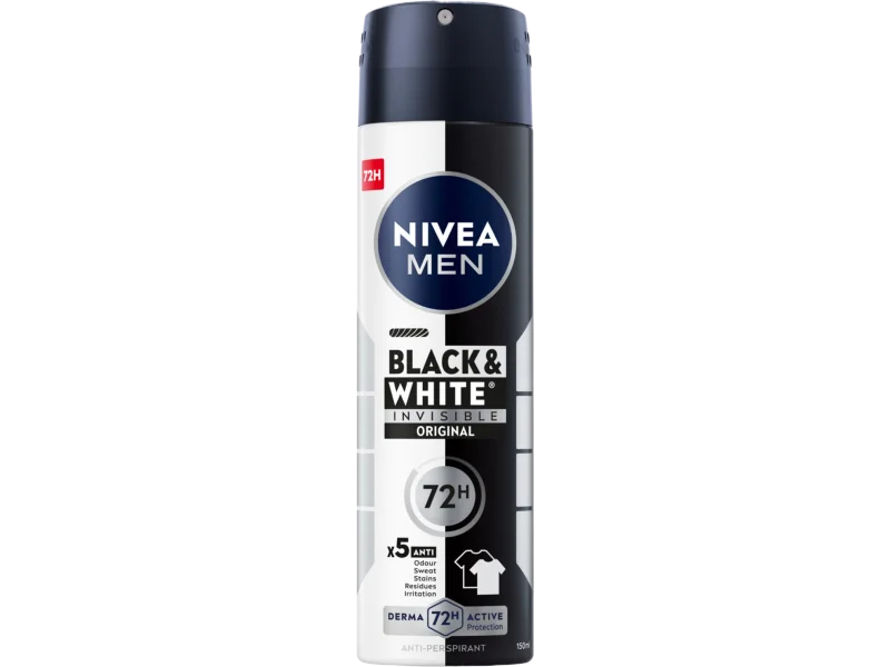 NIVEA MEN Black&White Invisible Original antyperspirant, aerozol