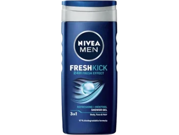 Zdjęcie produktu Nivea Men Fresh Kick żel pod prysznic do ciała, twarzy i włosów z mentolem