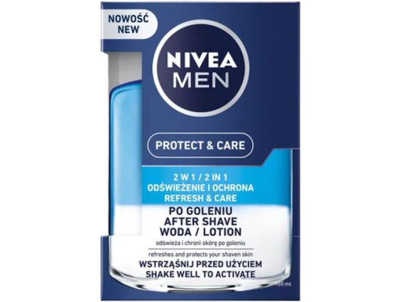 Nivea Men Protect & Care woda po goleniu 2 w 1, płyn na skórę