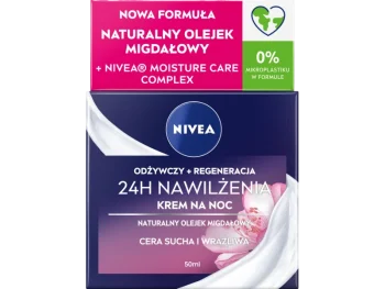 Zdjęcie produktu Nivea odżywczy krem na noc naturalny olejek migdałowy cera sucha i wrażliwa