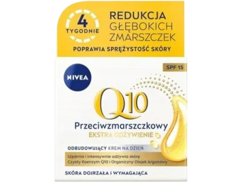 Zdjęcie produktu Nivea Q10 Power przeciwzmarszczkowy + ekstra odżywienie na dzień SPF 15, krem