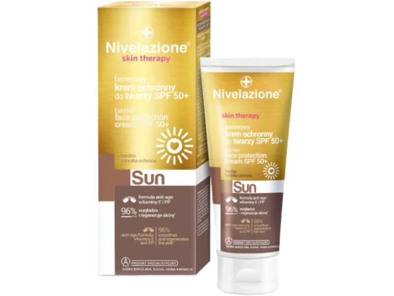 NIVELAZIONE Skin Therapy SUN barierowy krem ochronny do twarzy SPF 50+