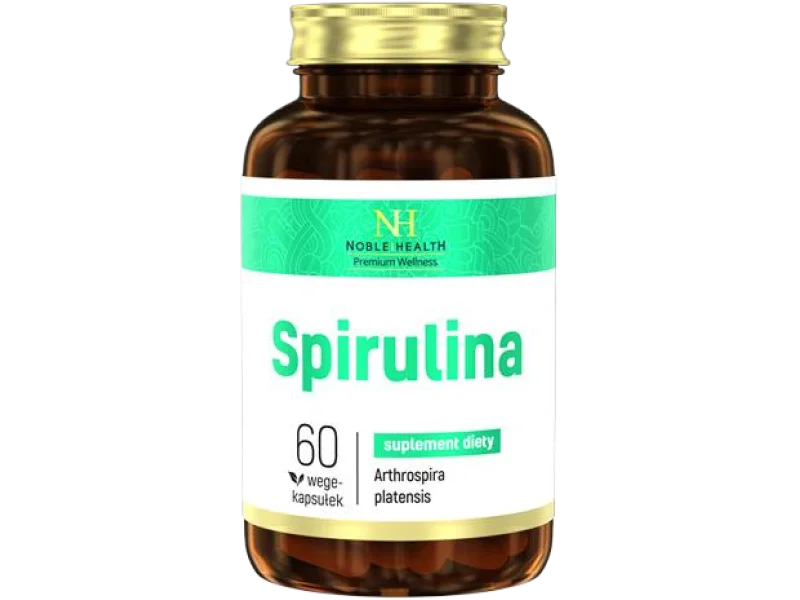 Noble Health Spirulina, kapsułki