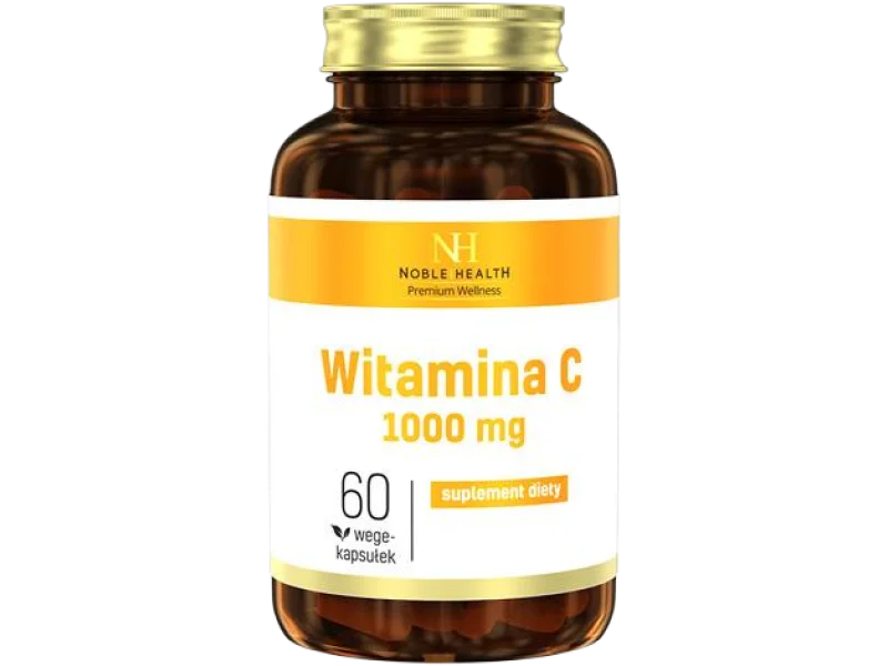 NOBLE HEALTH Witamina C, kapsułki, 1000 mg