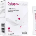 Norsa Pharma Collagen Nucleo, smak malinowy, proszek do sporządzania roztworu doustnego